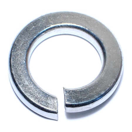 Midwest Fastener Split Lock Washer, For Screw Size 1-1/4 in Steel, Zinc Plated Finish, 10 PK 50730